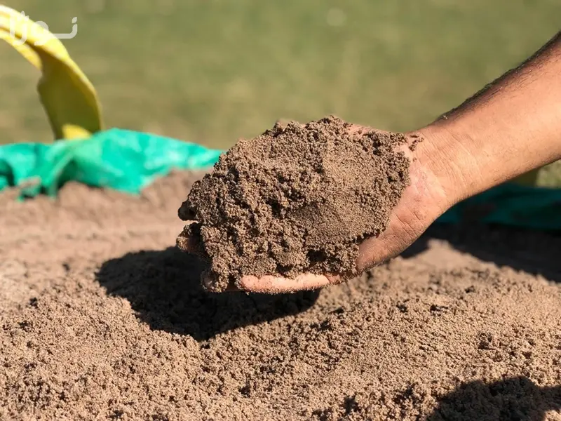 نمونه ماسه بادی مناسب برای کشاورزی - اصلاح خاک با ماسه بادی